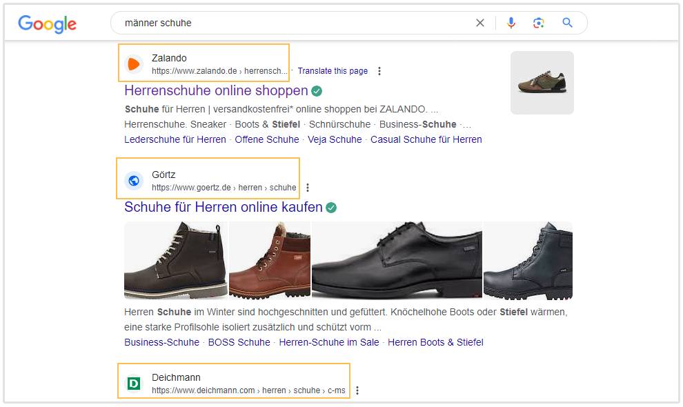 negozio di scarpe tedesco