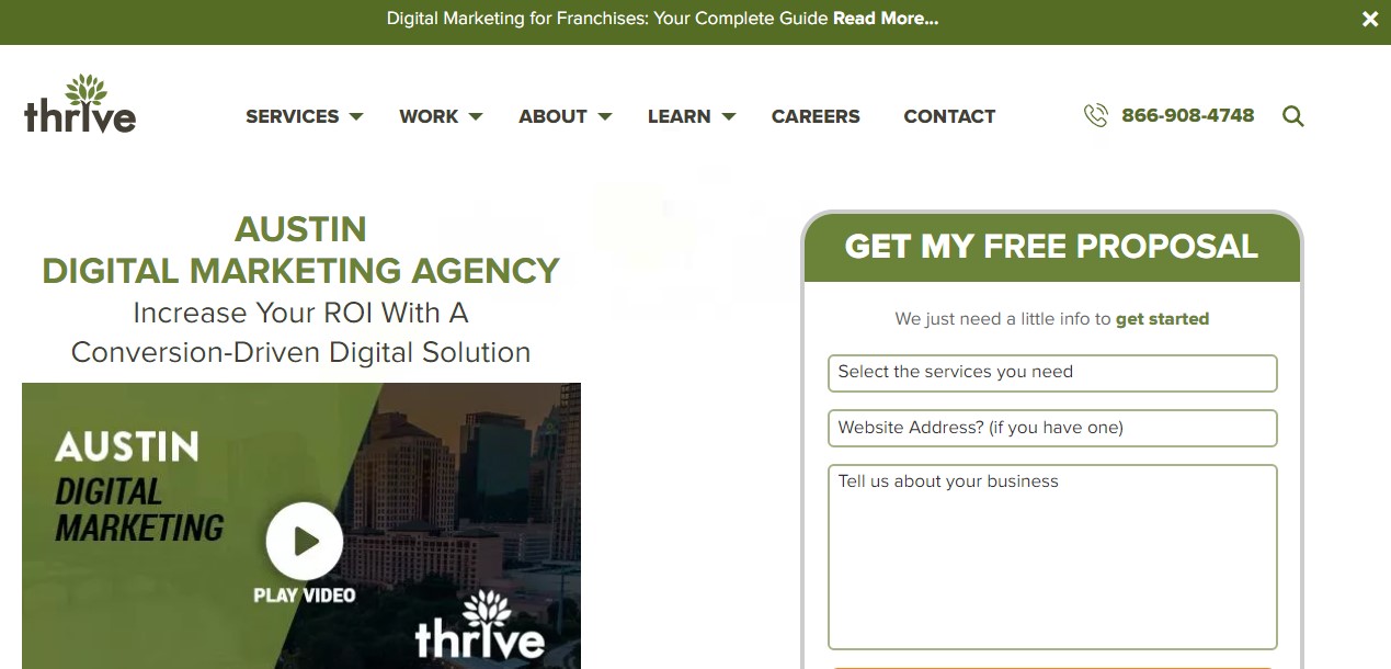 thriveデジタルエージェンシーオースティンマーケティングサービス