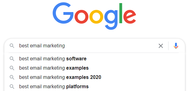 najlepsze oprogramowanie do email marketingu wyszukiwanie google