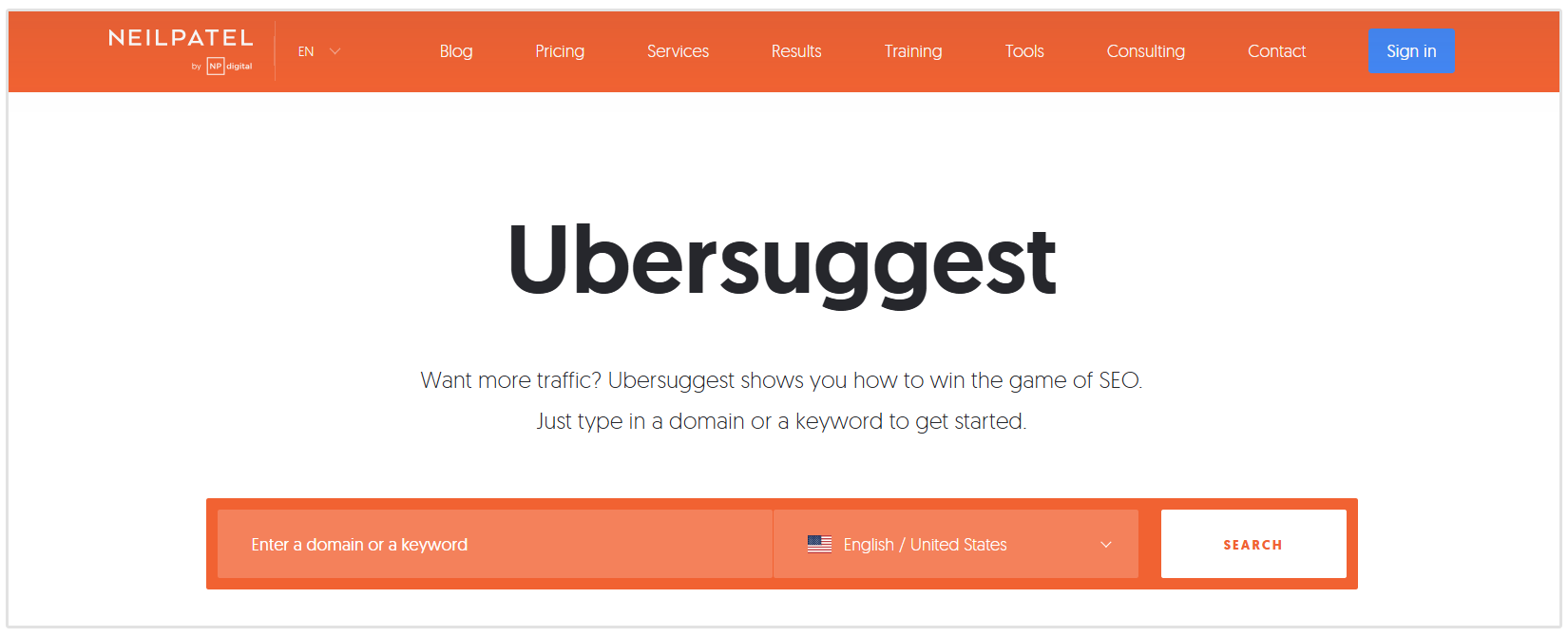 Ubersuggest
